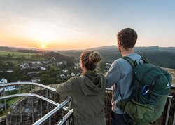 Burglahr bei Sonnenaufgang