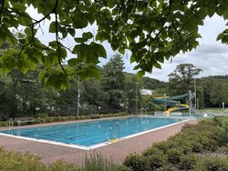 Freibad Daaden mit Rutsche