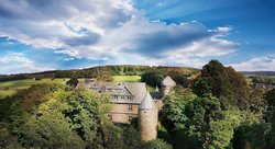 Schloss Friedewald Vogelperspektive