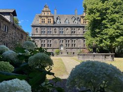 Blick in den Innenhof Schloss Friedewald