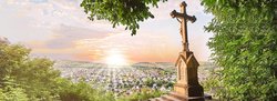 Fernblick vom Kreuz an der Ley auf Herdorf
