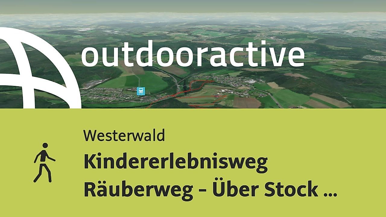 Wanderung im Westerwald: Kindererlebnisweg Räuberweg - Über Stock und Stein